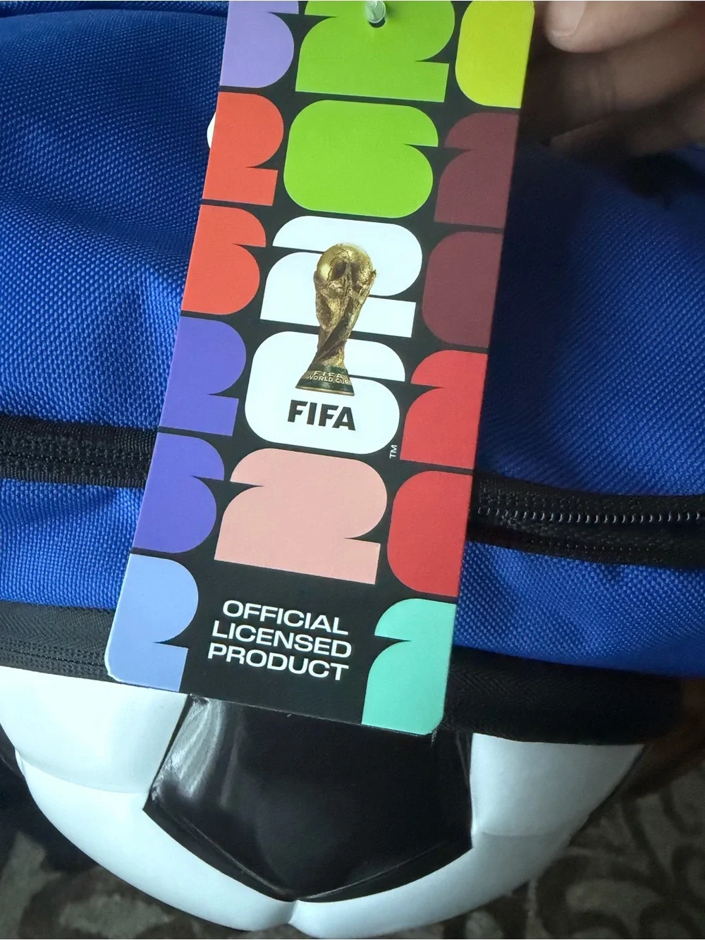 NWT Fifa World Cup 2026 Official Licensed Soccer Backpack - Blue